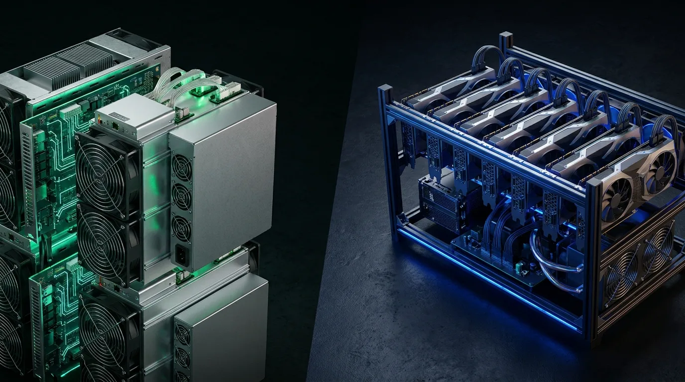 ASIC vs GPU Mining: Complete Comparison Guide for 2026